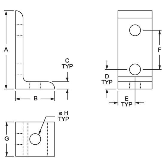 80/20 Inside Corner Bracket - TECO Technology