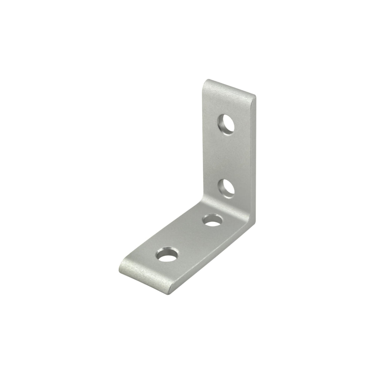 metal corner bracket with two mounting holes on each of the two sides