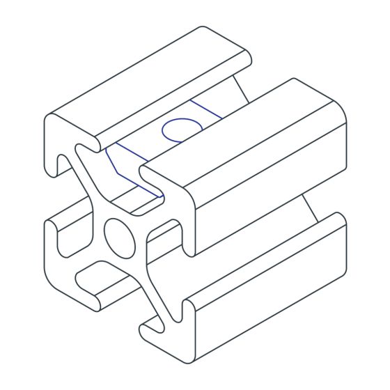 diagram of a t-nut inserted in a t-slotted bar