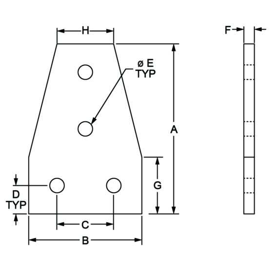 diagram of a t joining plate