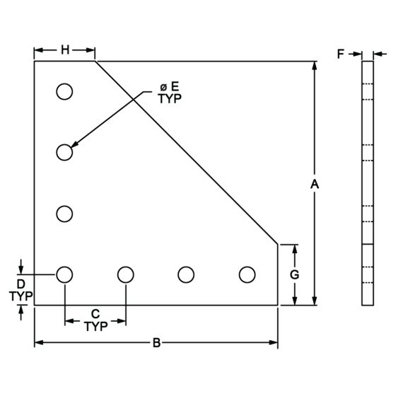 diagram of a joining plate