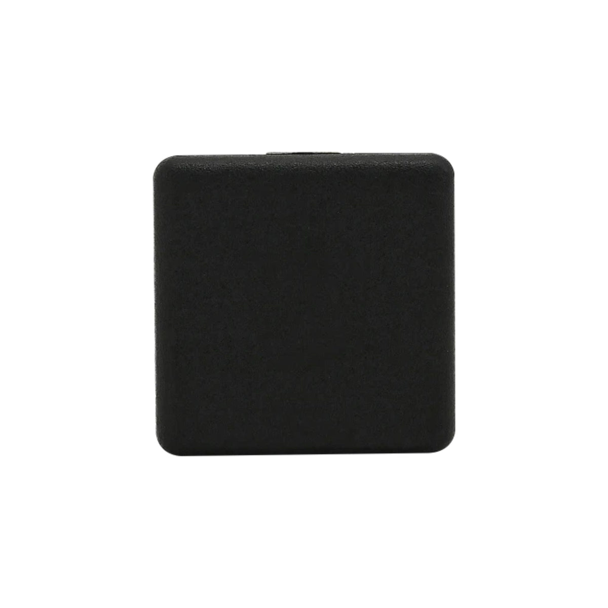 black square end cap