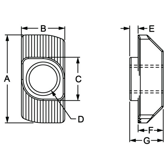 diagram of a t-nut 