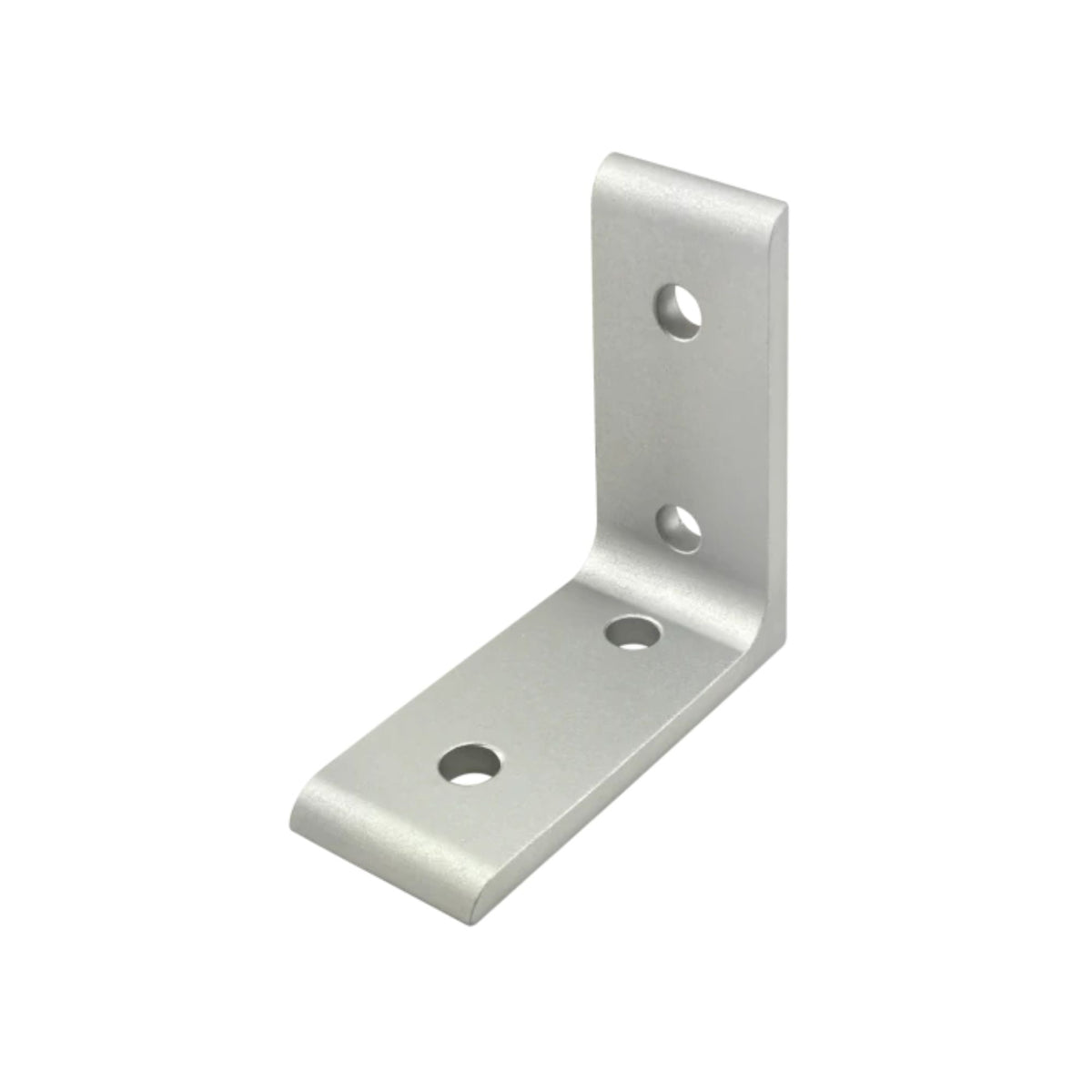 metal corner bracket with four mounting holes