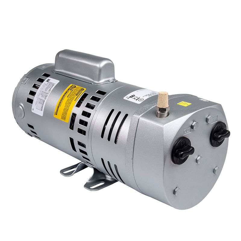 Cylinder shaped compressor with bottom mount