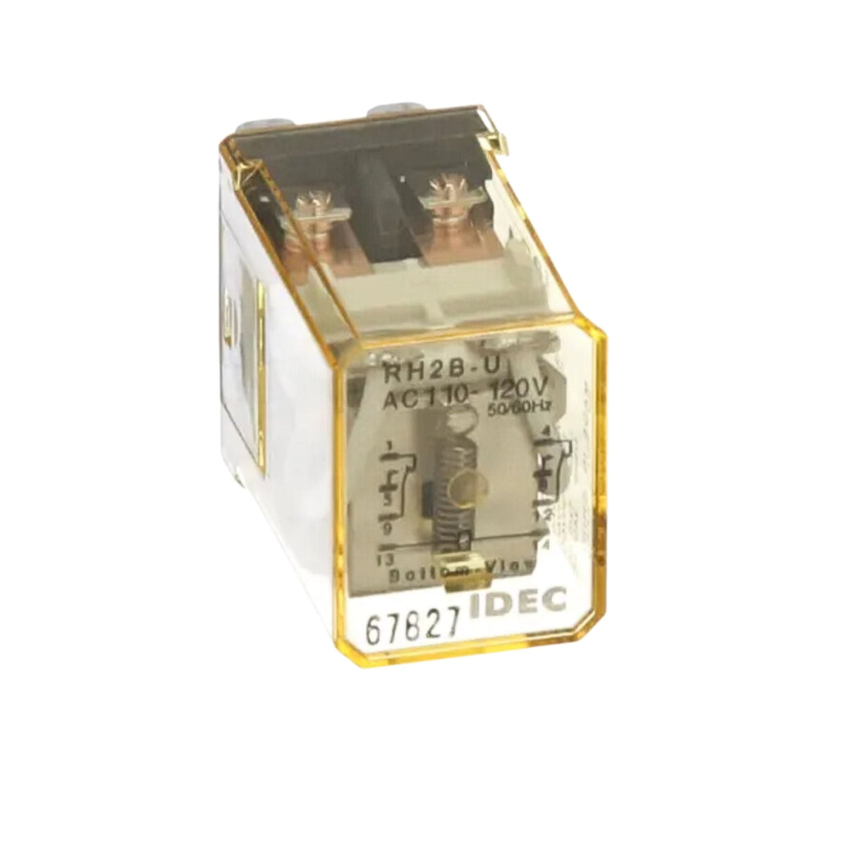 Plug-In Relay | RH2B-UAC110-120V used on Idec product line - front view