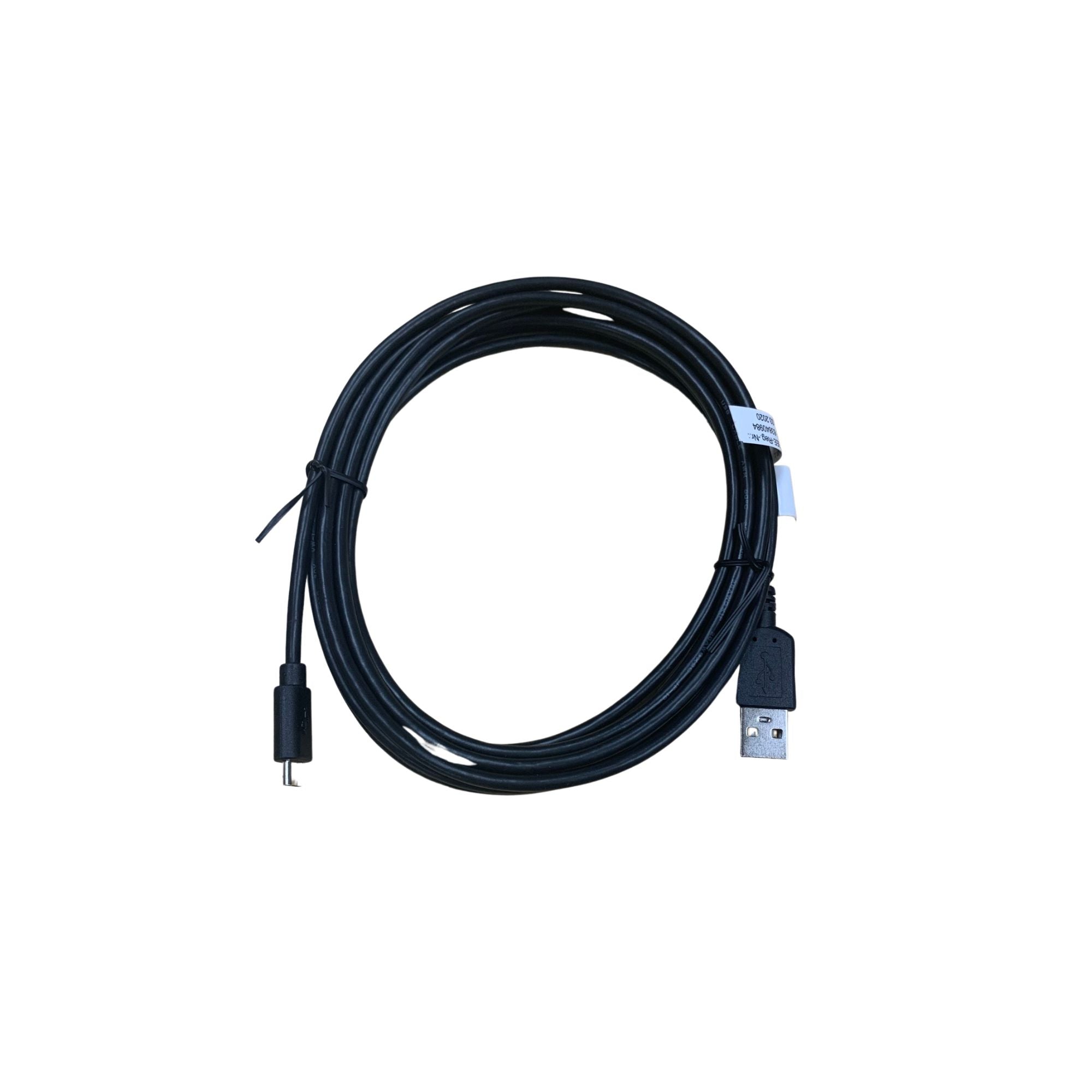 role of black cable with a micro usb on the left and a usb on the right