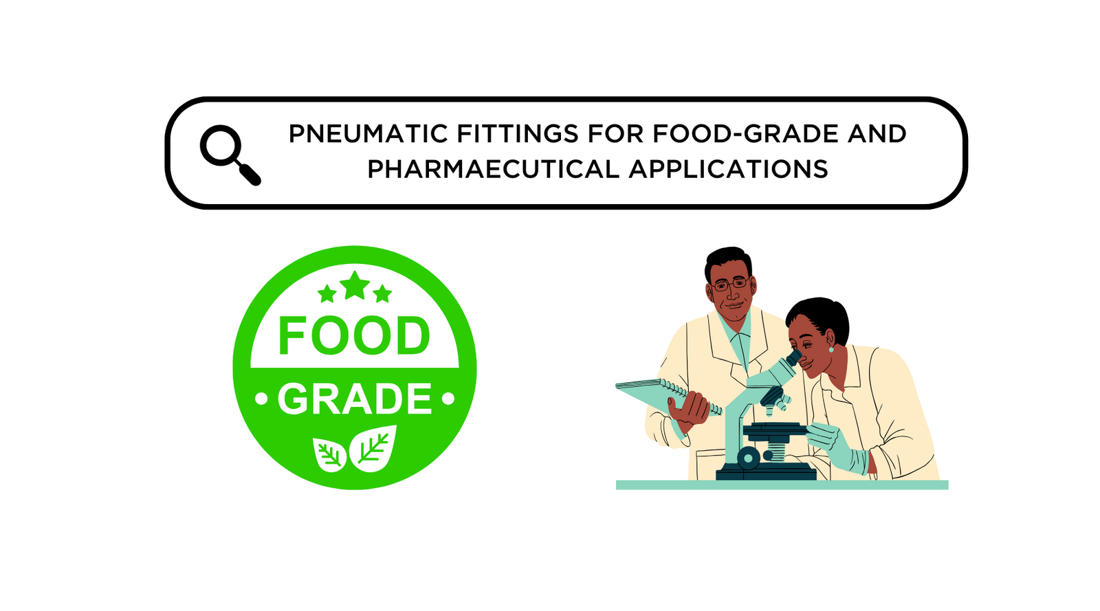 Pneumatic Fittings for Food-Grade and Pharmaceutical Applications