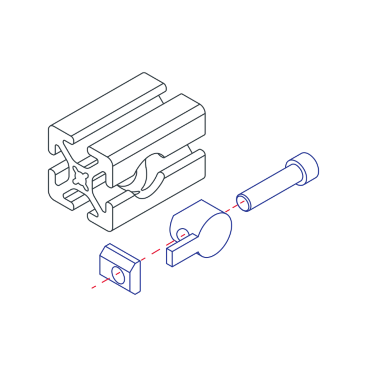 diagram of a fastener assembly
