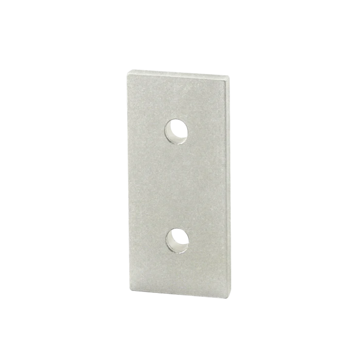 upright rectangular flat plate with two mounting holes
