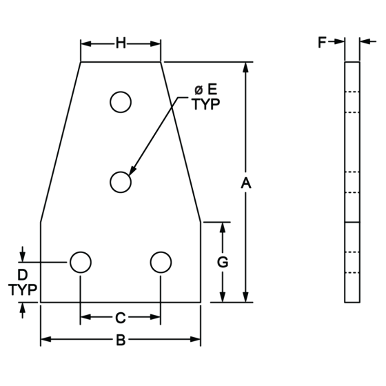 diagram of a t-joining plate