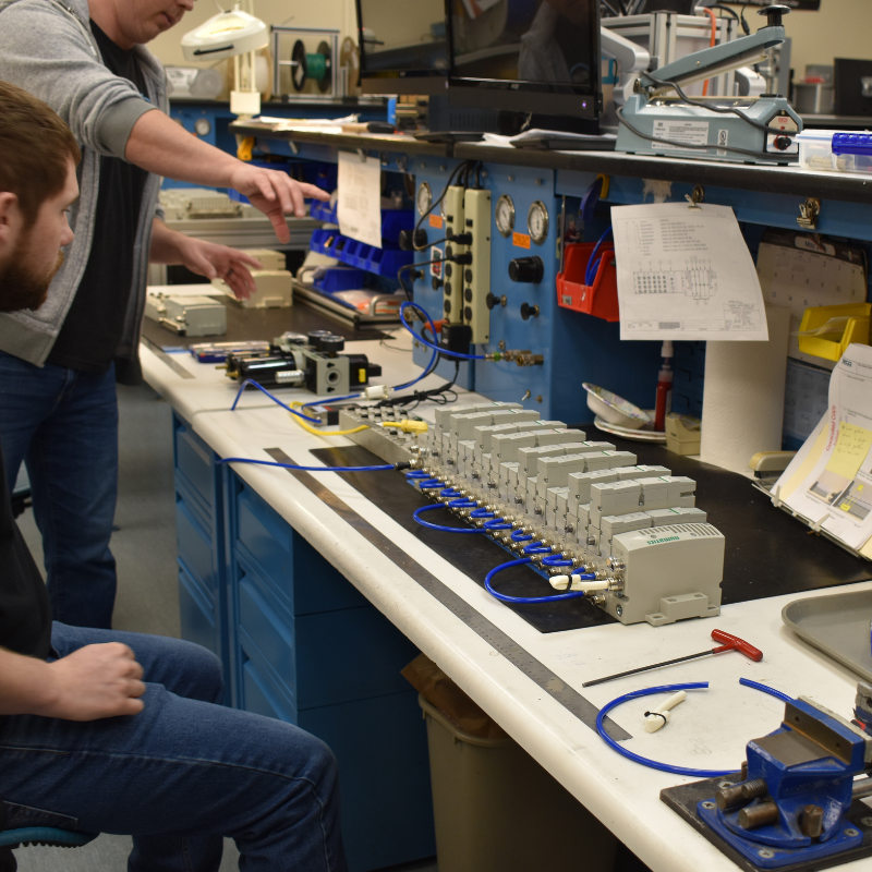 testing pneumatic manifold