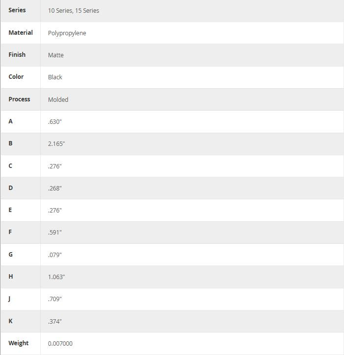 80/20 | 10 & 15 Series Single Cable & Tube Clamp | 2502
