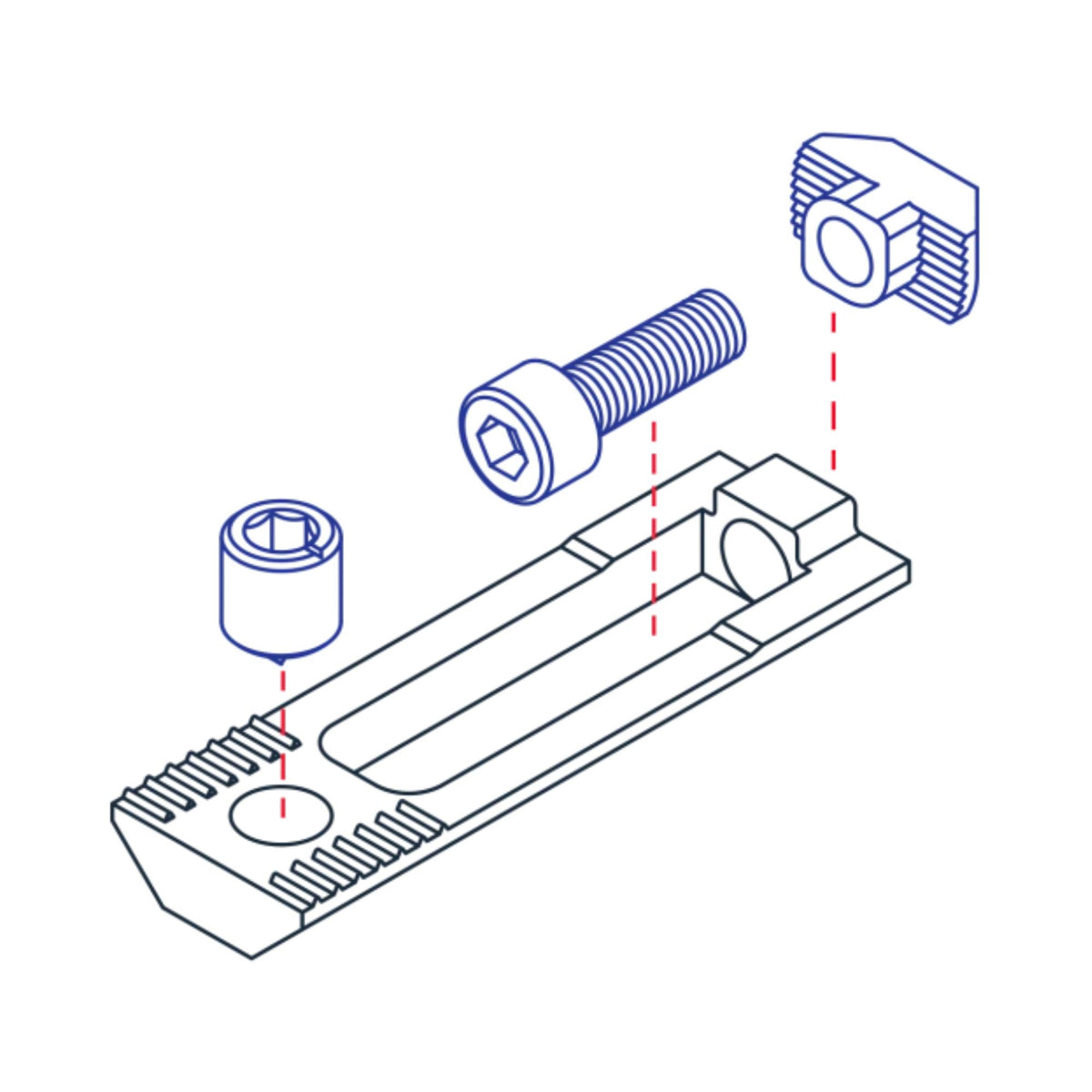 diagram of a milling connector