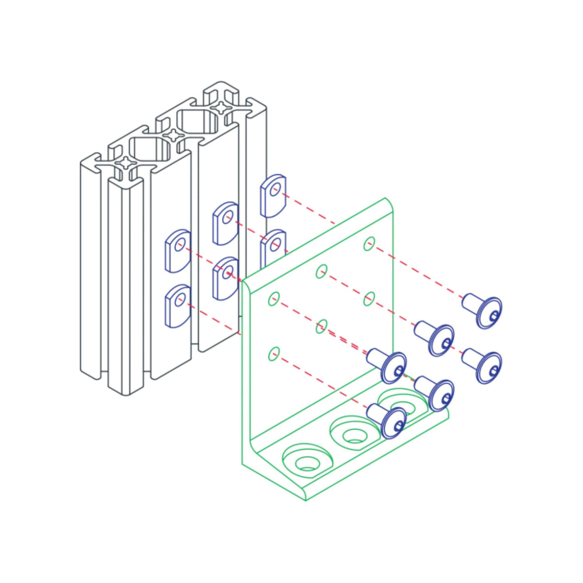 diagram of a floor mount base plate