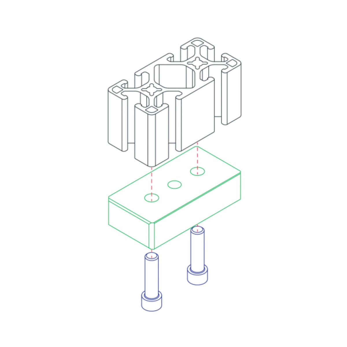 diagram of a 3-hole base plate