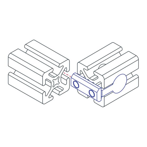 diagram of a t-nut inserted into a t-slot bar