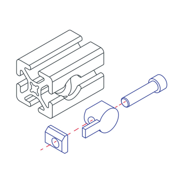 80/20 | 15 Series 5/16-18 Standard Anchor Fastener Assembly | 3373 ...