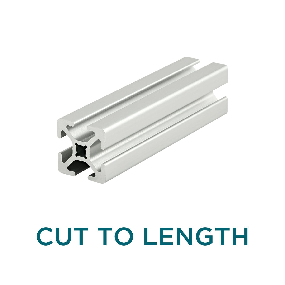 80/20 | 1.00 in x 1.00 in Smooth Surface T-Slotted Profile - Four Open T-Slots | 1010-S-242