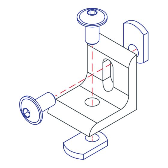 diagram of a corner bracket