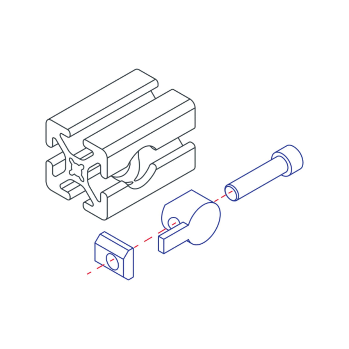 diagram of a fastener assembly