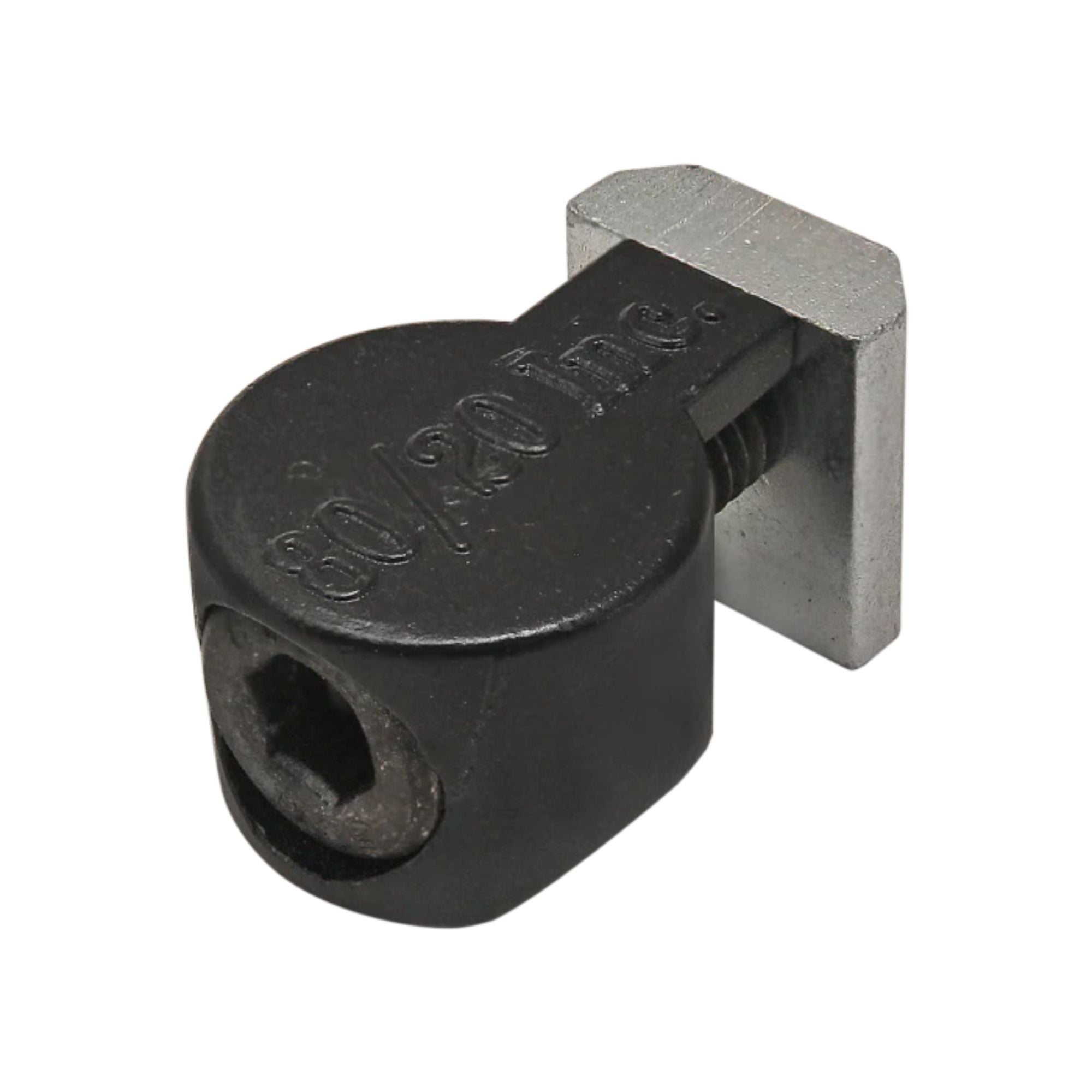 Fastener Side View M5 Standard Anchor Fastener Assembly | 80/20 25 Series - TECO Technology