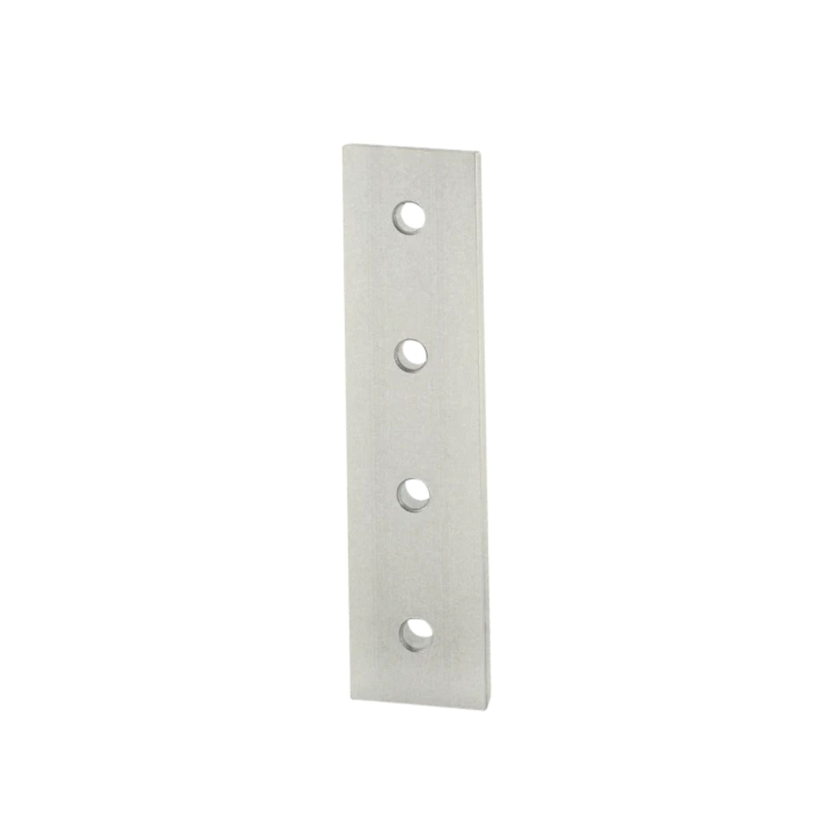 upright flat rectangle joining strip with four mounting holes