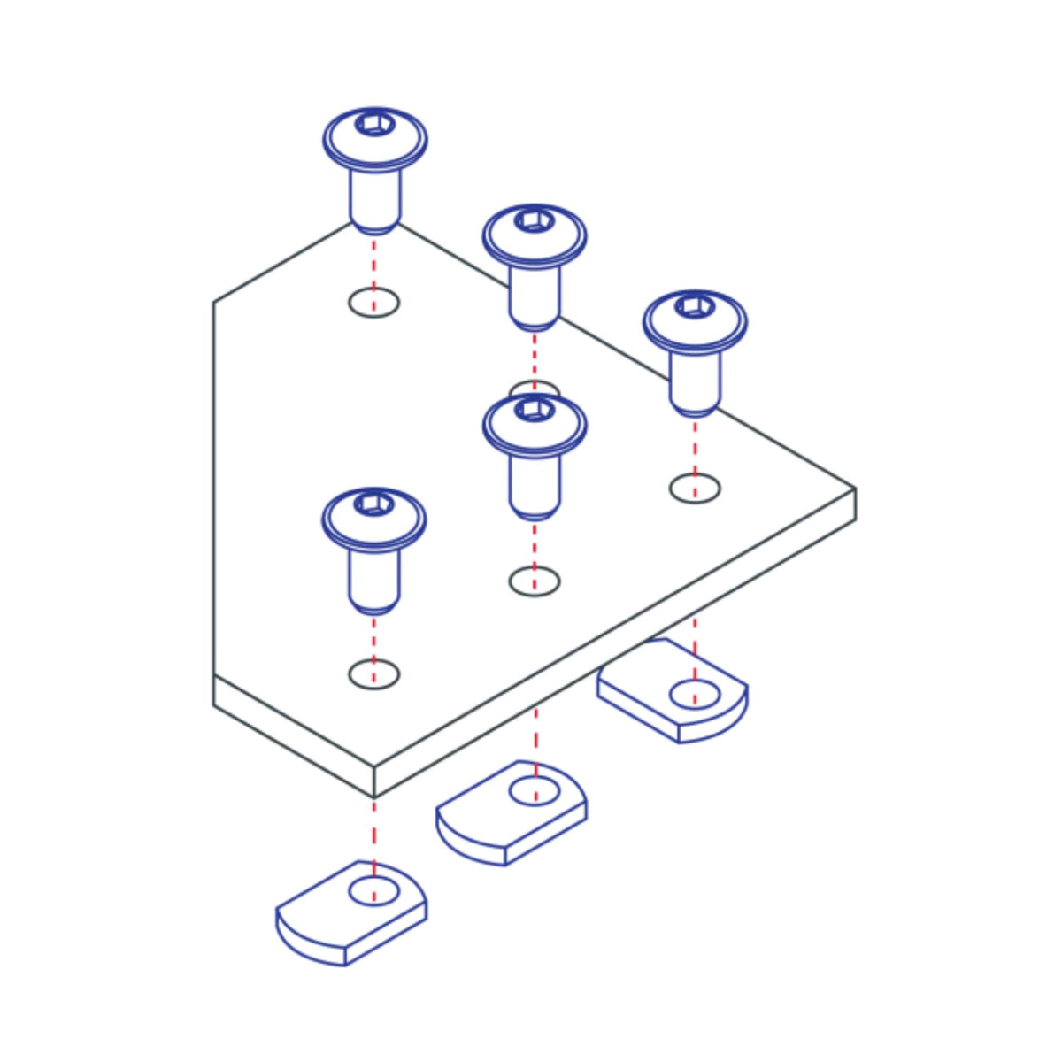diagram of an angled flat plate