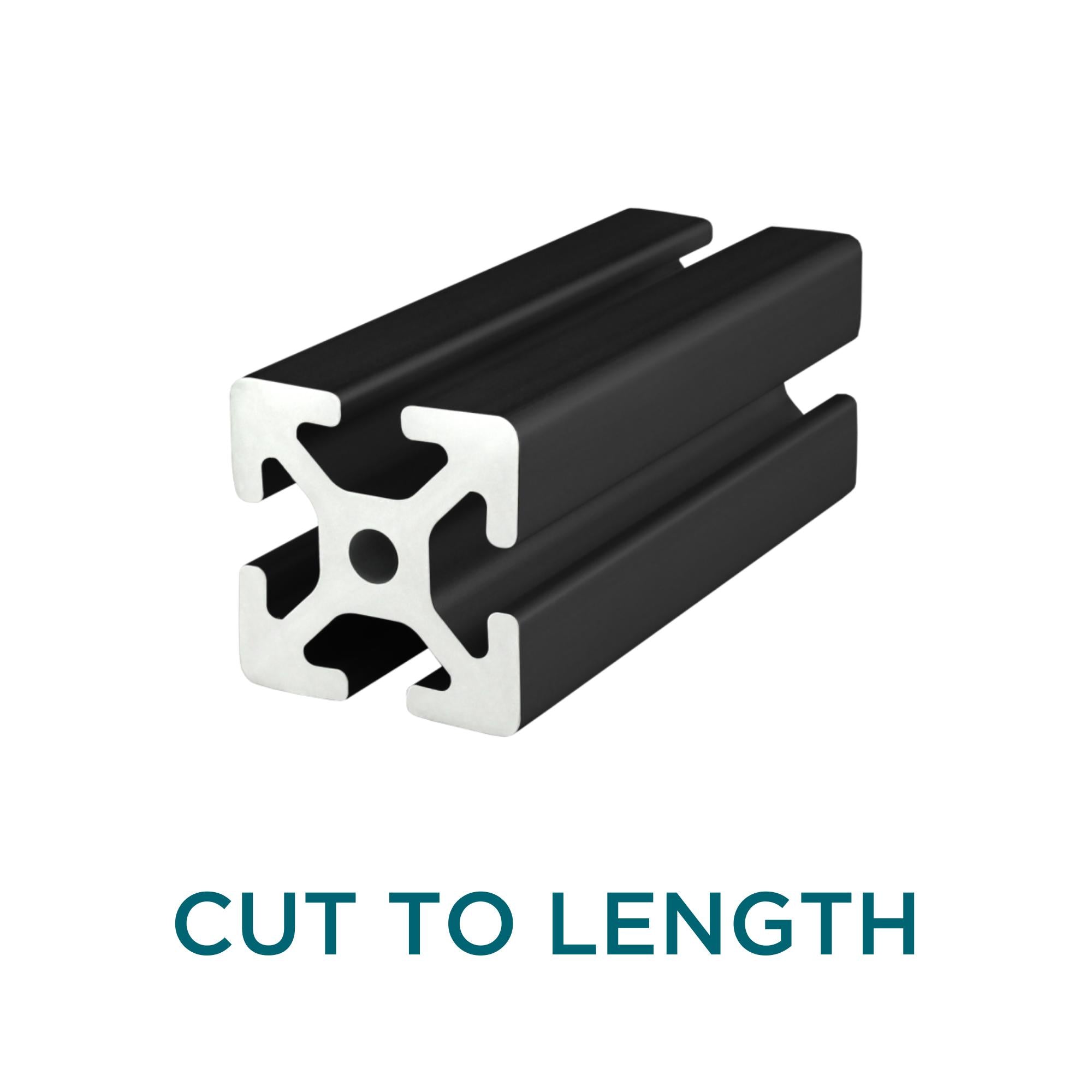 80/20 | 40MM x 40MM T-Slotted Extrusion - Black Anodize | 40-4040