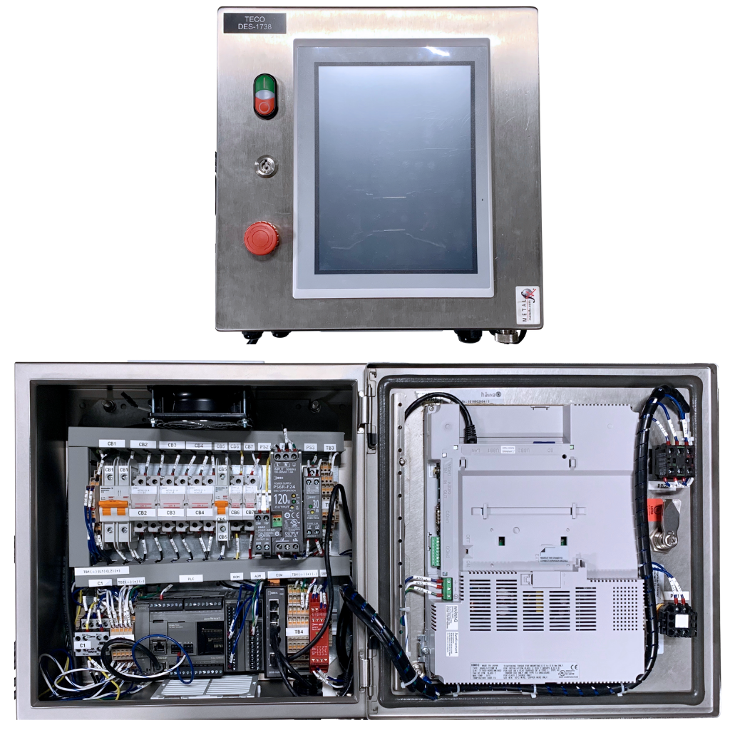 inside and outside of an automation control unit