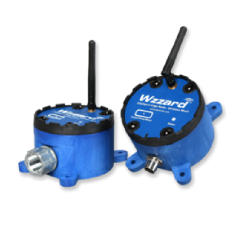 two blue cylinder parts 