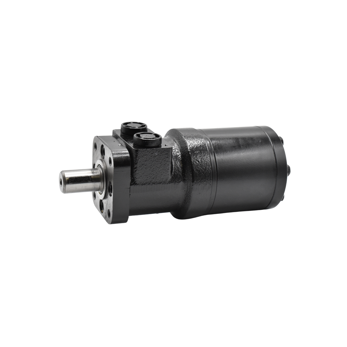 Hydraulic | LSHT Motor, 381.4cc, 155RPM, 3230in-lb, 1450psi Differential, 15.85GPM, SAE A 4-Bolt Mount, 1" Bore x 1/4" Woodruff Key Shaft, Side Ported, 1/2" NPT | BMRS-375-H4-K-P