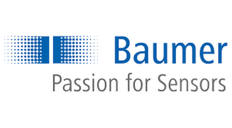 Baumer logo on homepage