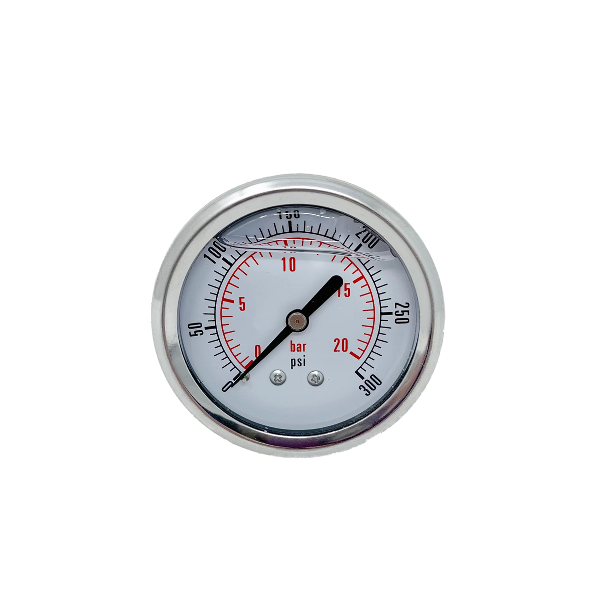 Hydraulic | Glycerin Filled 2.5" Gauge, 0-300 PSI.  Back Mount | CF1P-020D