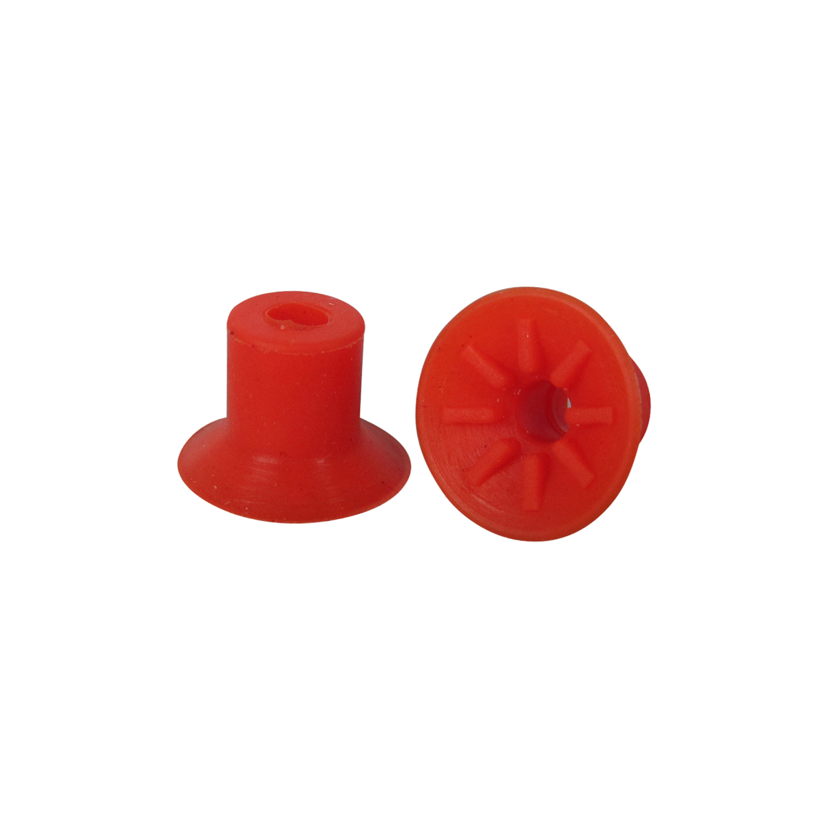 VacMotion | 16.5mm flat Silicone suction cup with cleats | PF15-SIR