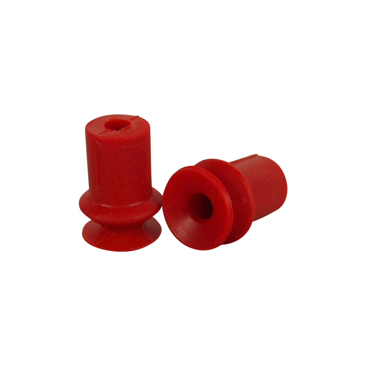 VacMotion | 11mm single bellows Silicone suction cup, Red | PSB10-SIR