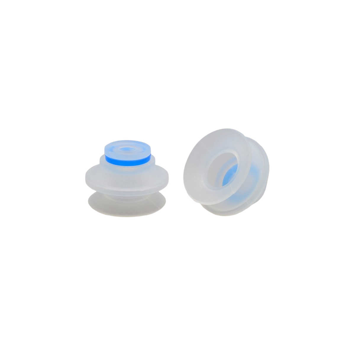 VacMotion | 34mm single bellows translucent FDA silicone suction cup | PSB30-2-SIT