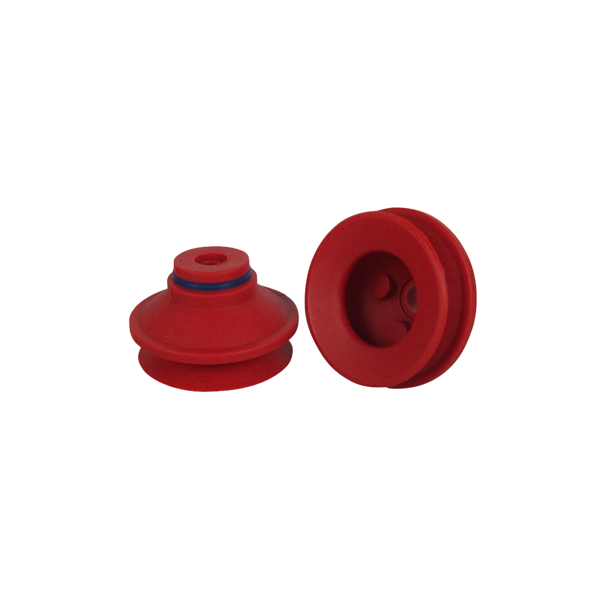 VacMotion | Single Bellows Silicone Suction Cups, 42mm | PSB40-SIR
