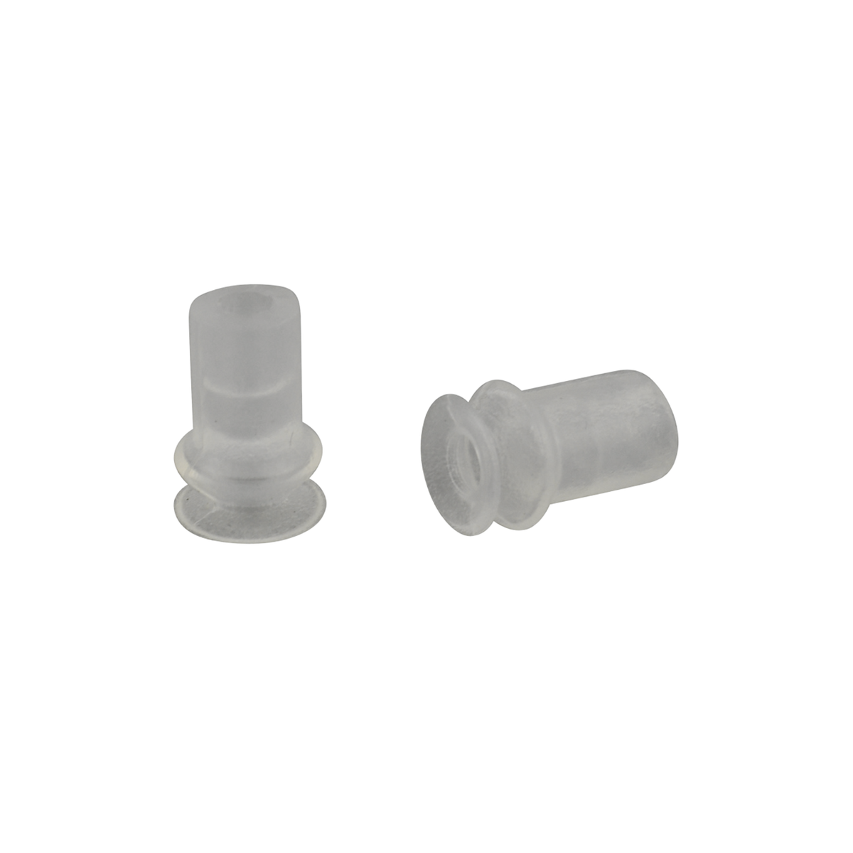 VacMotion | 5.4mm single bellows suction cup, translucent FDA Silicone | PSB5-SIT