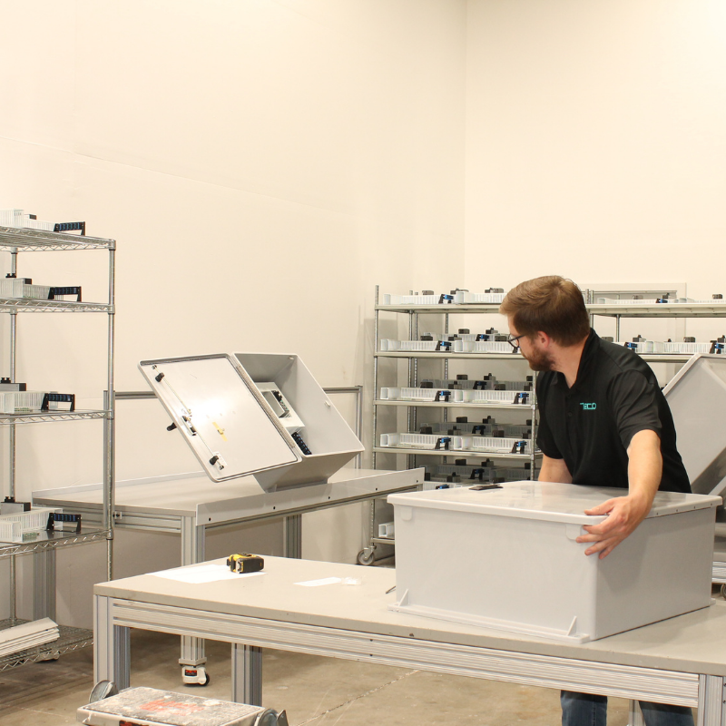 Production happening in the shop