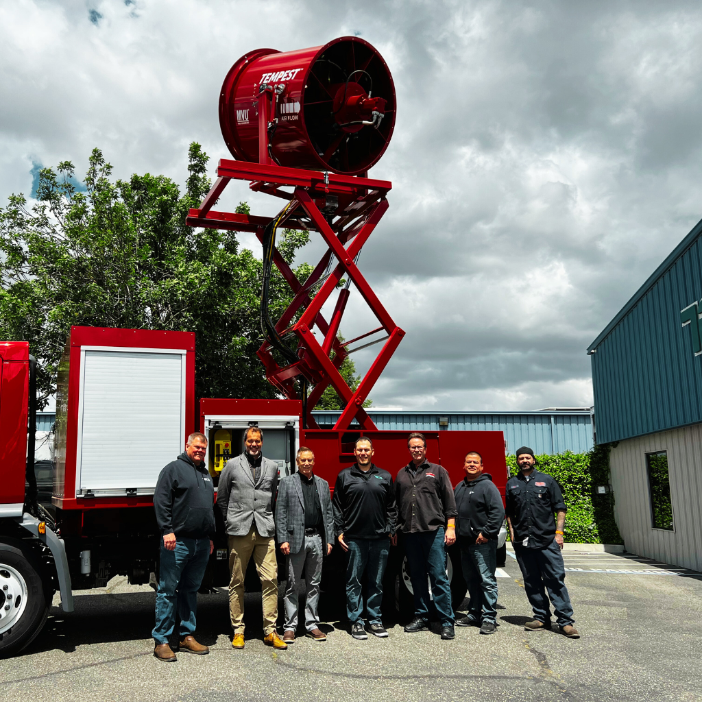 TECO with TEMPEST and a mobile ventilation unit 