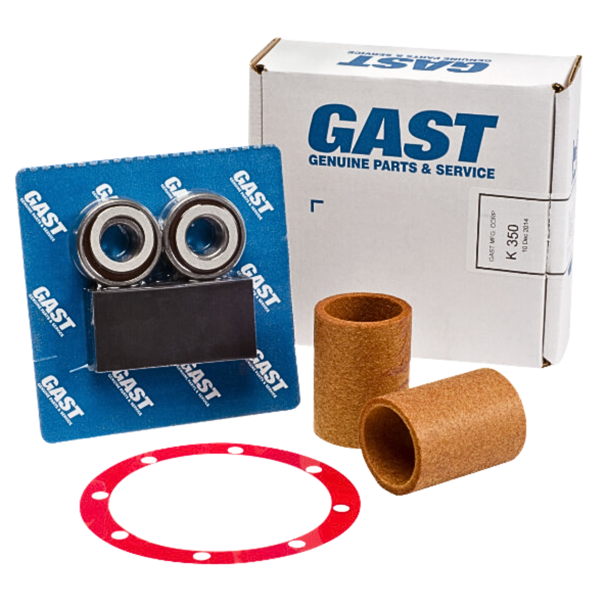 Gast | 2067/2567 Oil-less Service Kit | K350 used on gast product line