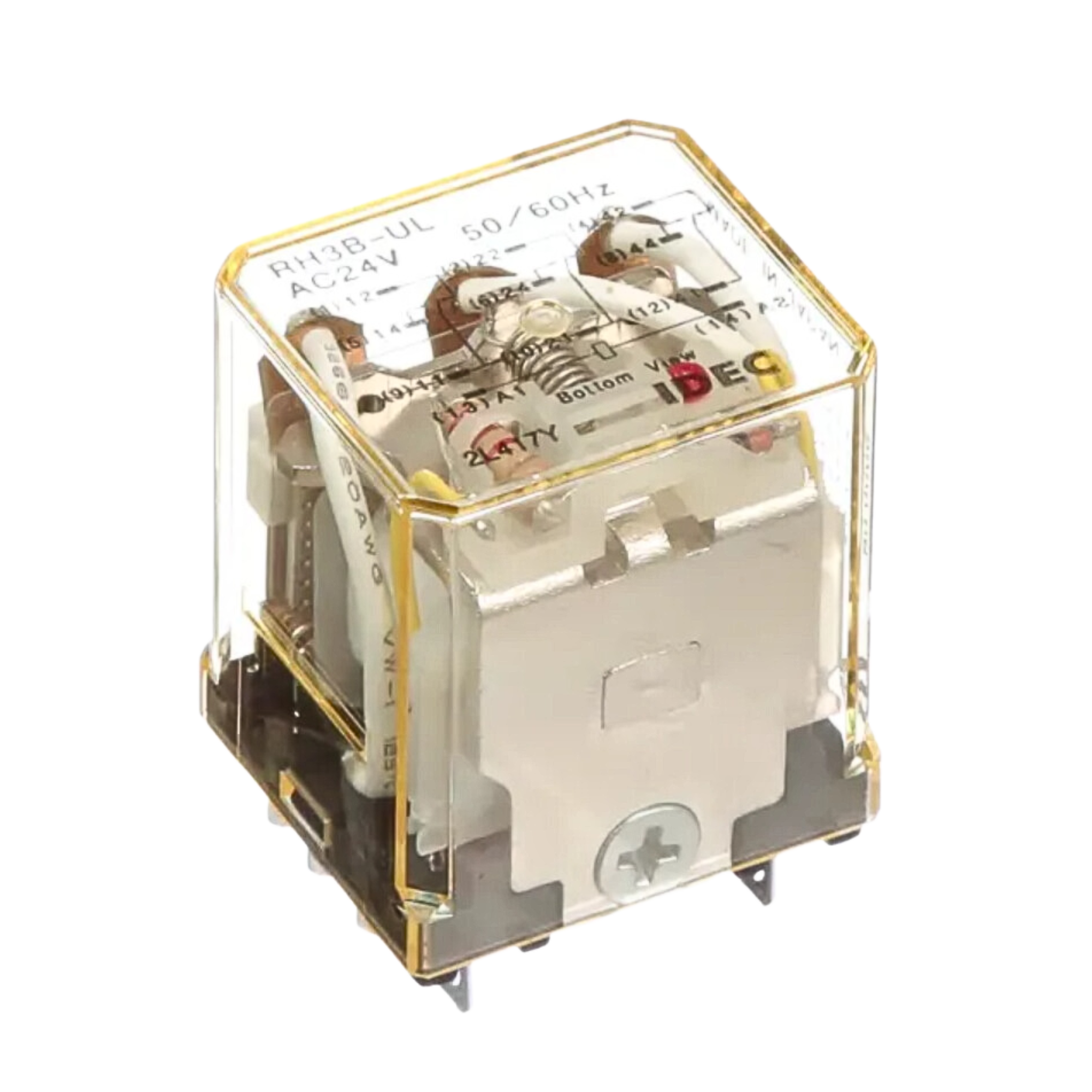Ice Cube Relay | RH3B-ULAC24V used on Idec product line - front view