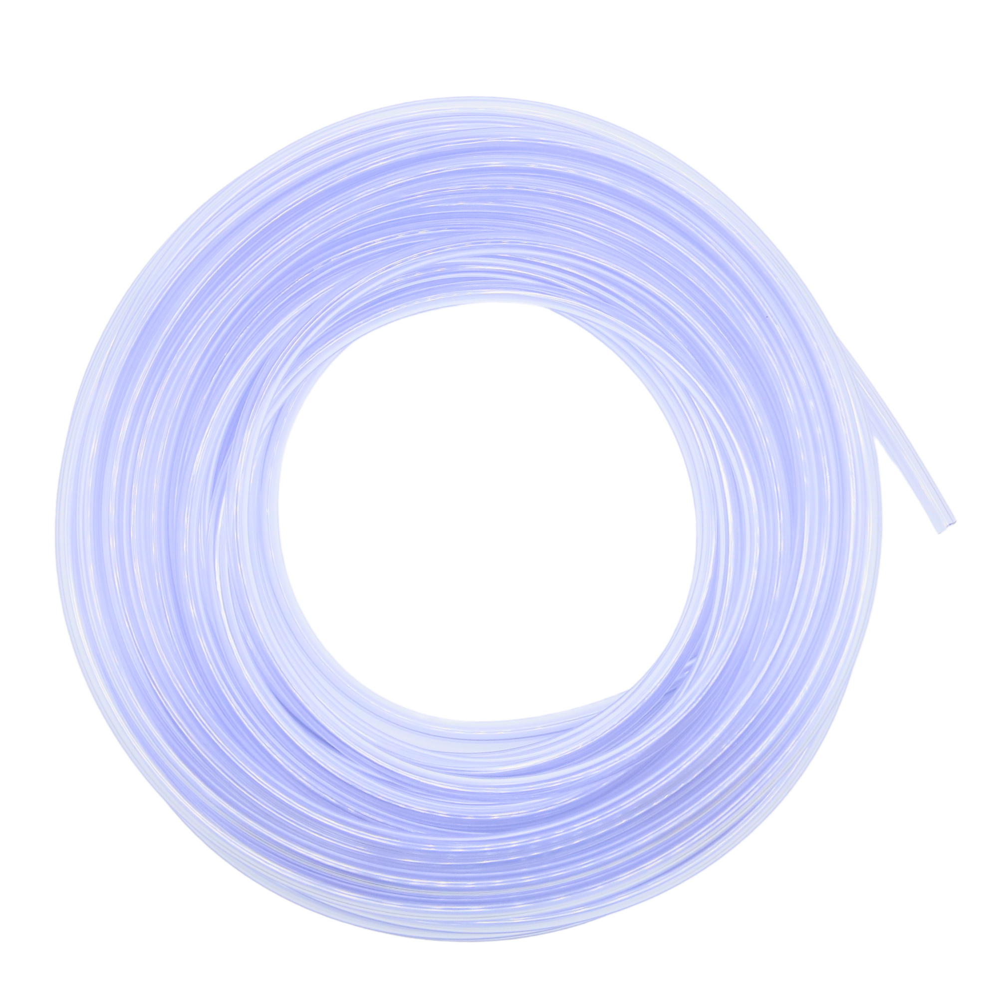 clear blue tubing
