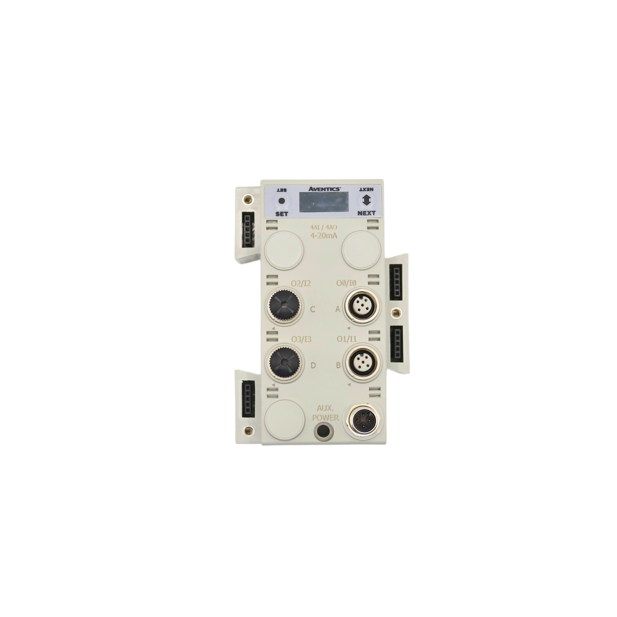 Numatics l Aventics Manifold part G3 4-Inputs/4-Outputs Analog 4-20MA High Currency | 240-363 - front view