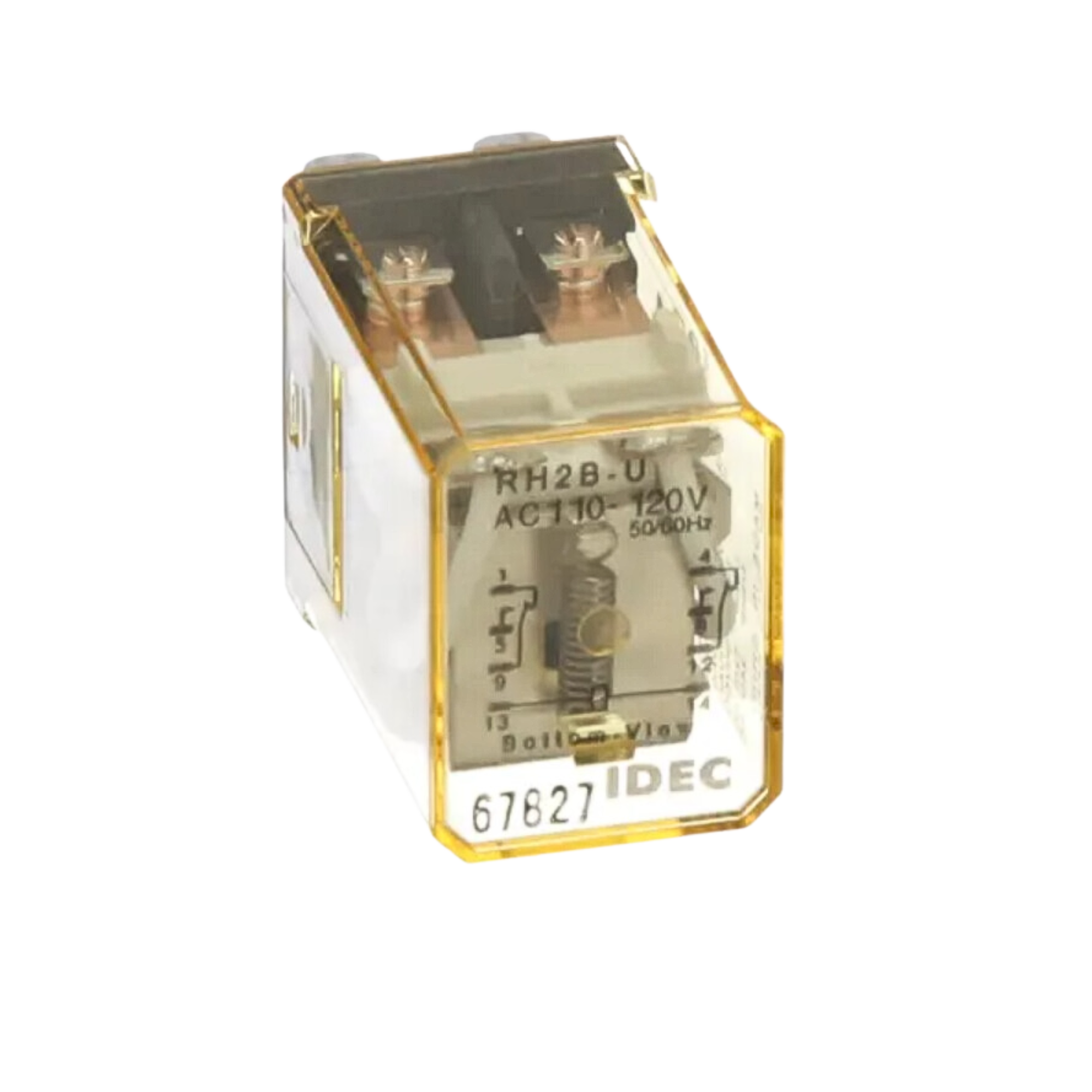 Plug-In Relay | RH2B-UAC110-120V used on Idec product line - front view