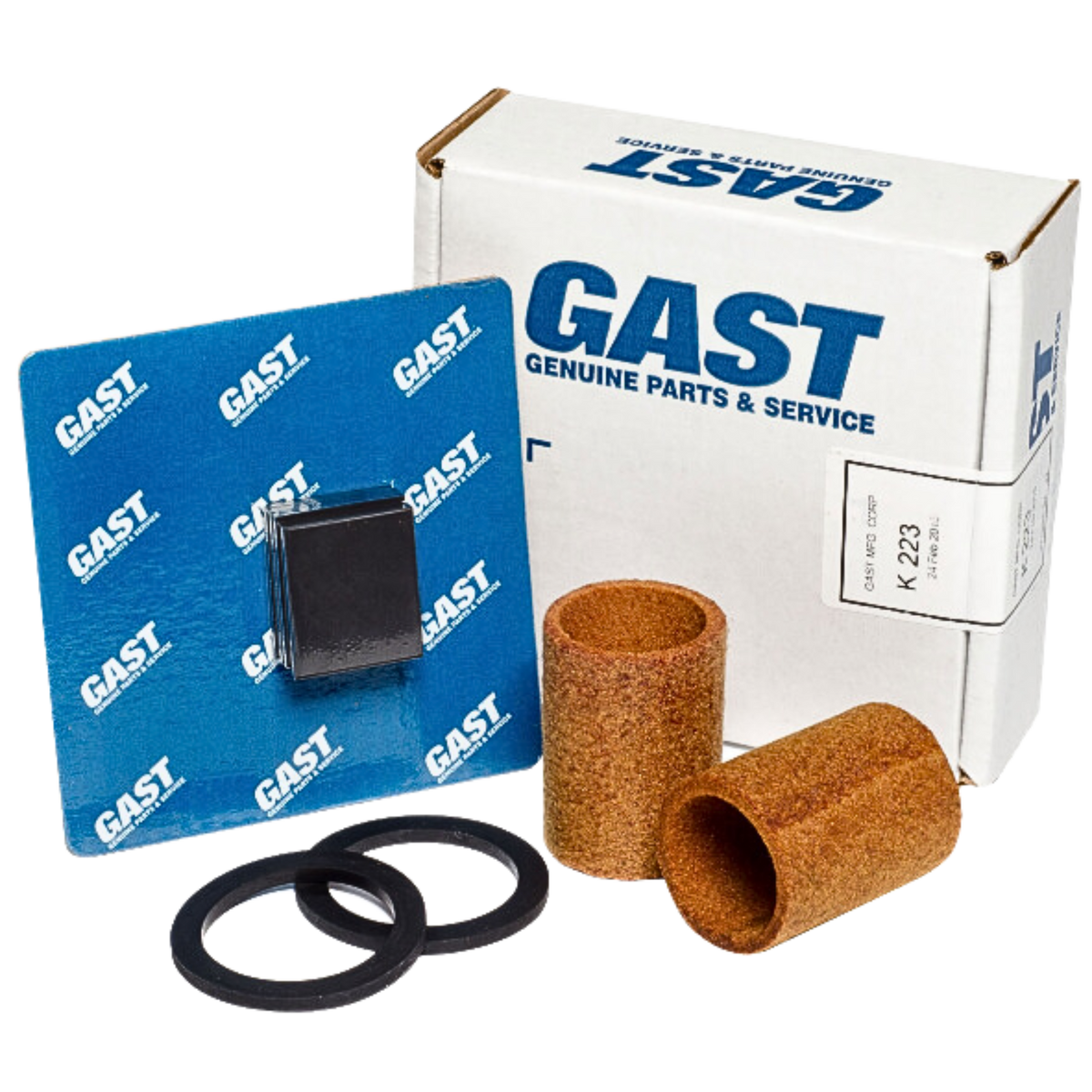 Gast | 0822/1022 Oil-less Service Kit | K223 used on gast product line