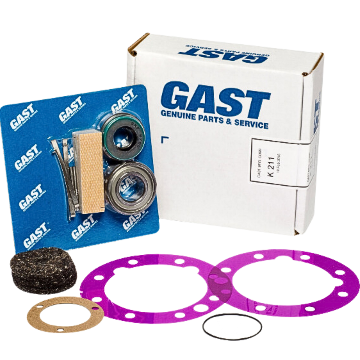 Gast | 8AM Service Kit (4 vane) | K211 used on gast product line