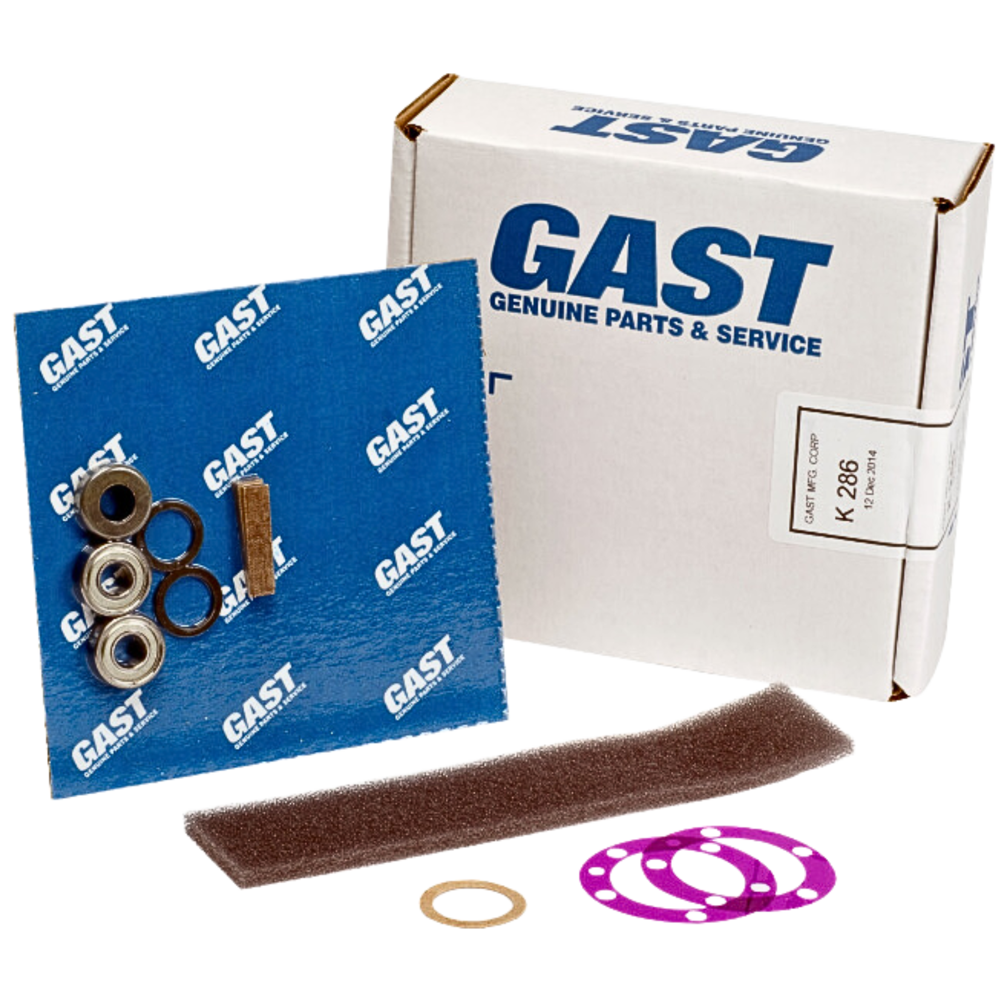 Gast | 1UP Service Kit | K286 used on gast product line
