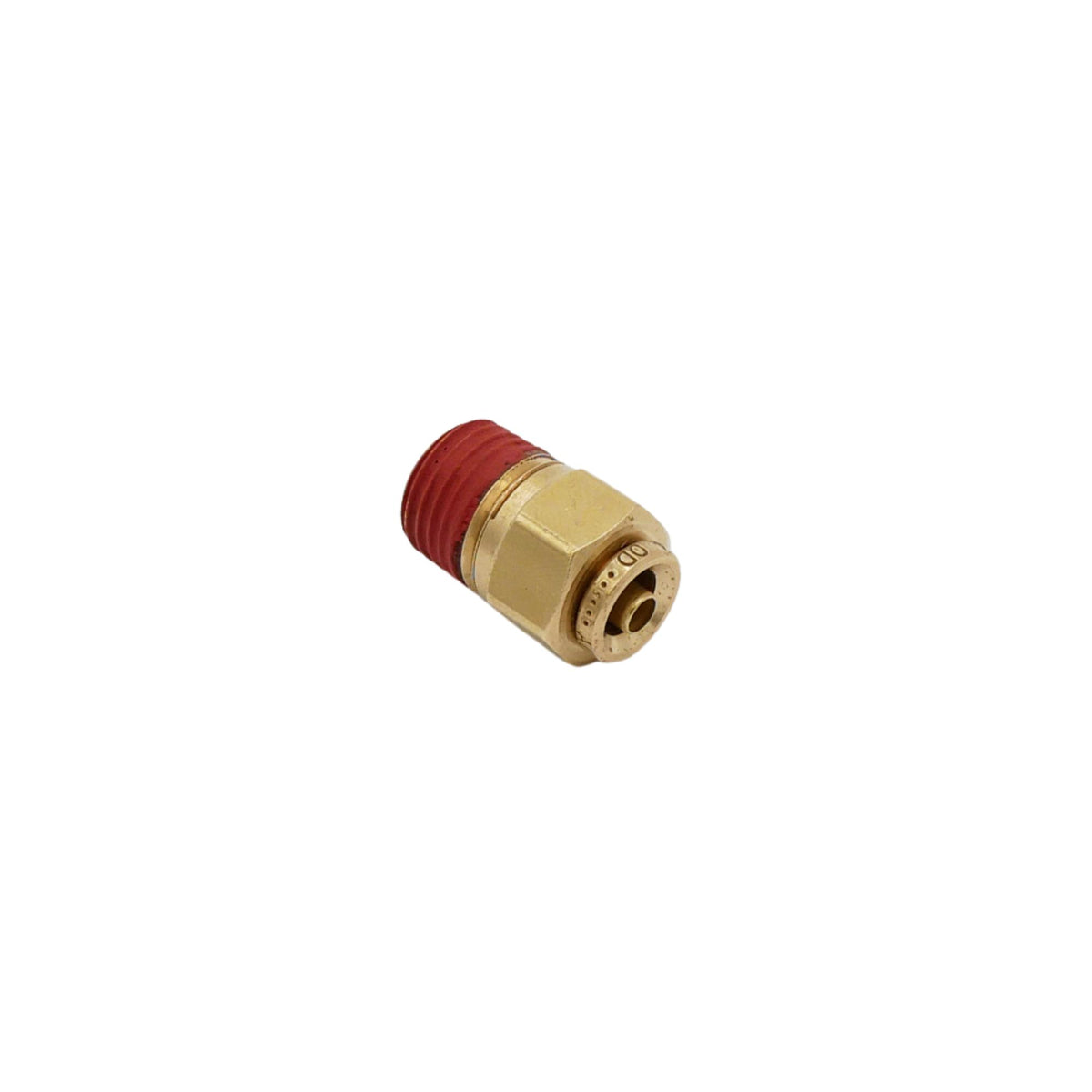 Alkon | DOT, PUSH-IN CONNECTOR, MALE 1/4 IN TUBE X 1/4 IN NPT | AQ68-DOT-4X4